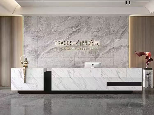 ZF-808现代轻奢简约接待前台