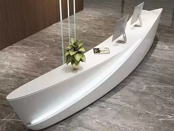 ZF-811现代轻奢简约接待前台