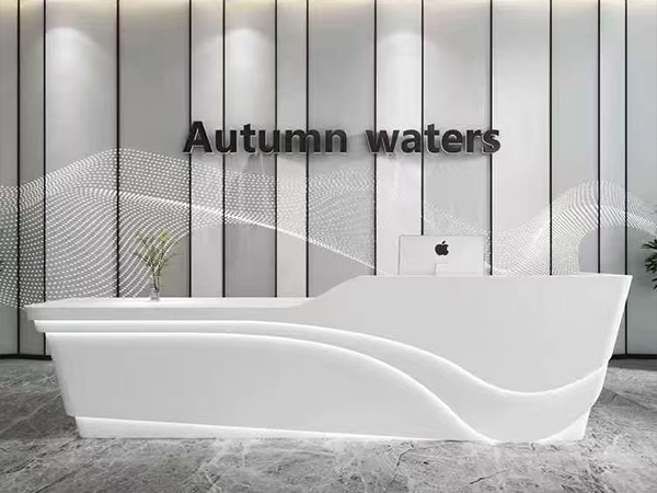 ZF-812现代轻奢简约接待前台