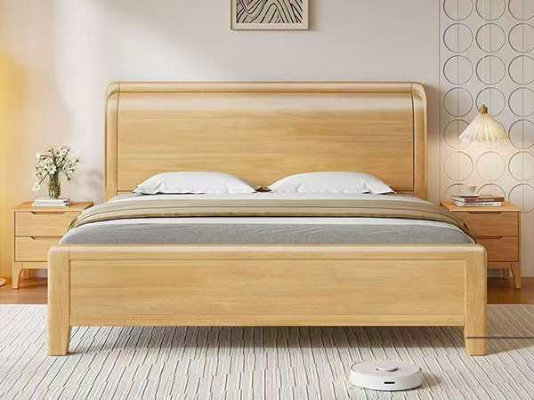 ZF-1204现代轻奢简约实木床