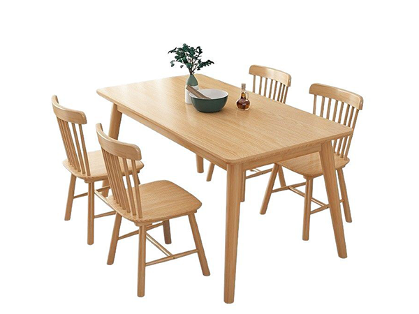 ZF-1209现代轻奢简约实木餐桌椅组合