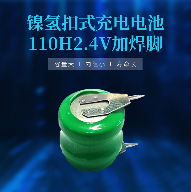 110H2.4V镍氢带脚电池主图海报