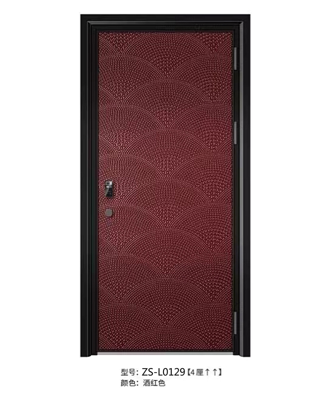 ZS-L0129单开精雕铸铝入户门
