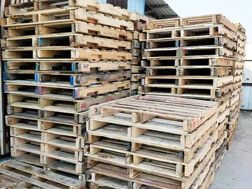 旧木卡板木条卡板两面进叉车