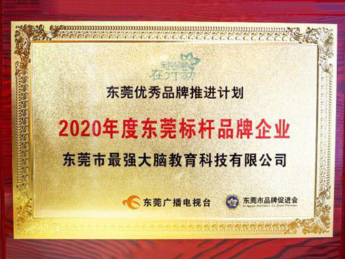 2020年度东莞标杆品牌企业