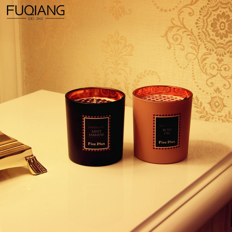 红色黑色套杯灌蜡