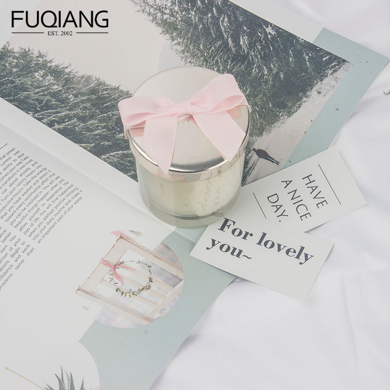 北欧风玻璃杯礼品蜡烛批发