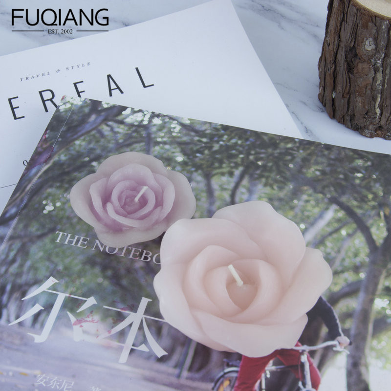 仿真玫瑰花工艺生日蜡烛