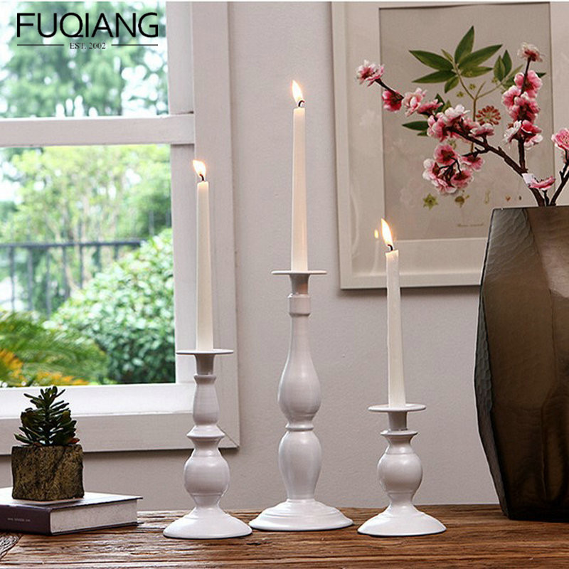 普通欧式长白蜡烛