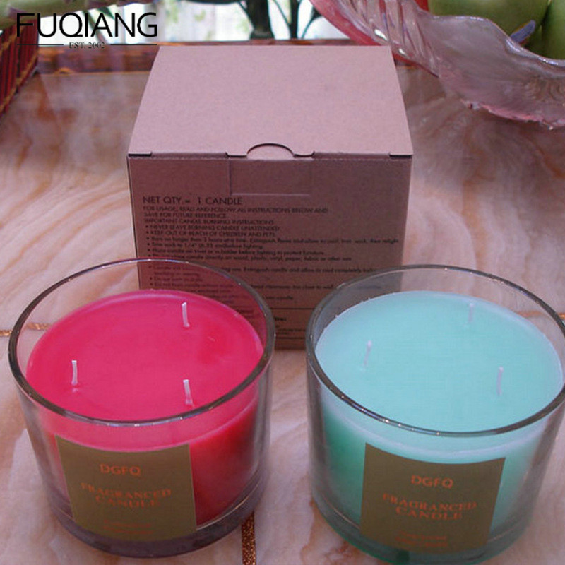 三芯玻璃杯灌蜡