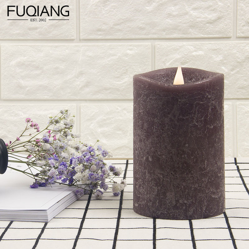 可遥控霜纹电子蜡烛