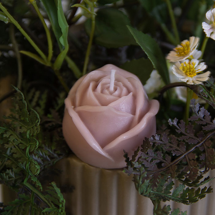 玫瑰花蜡烛