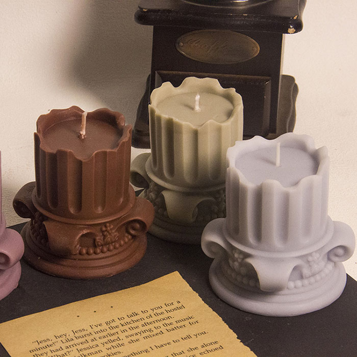 复古罗马柱蜡烛