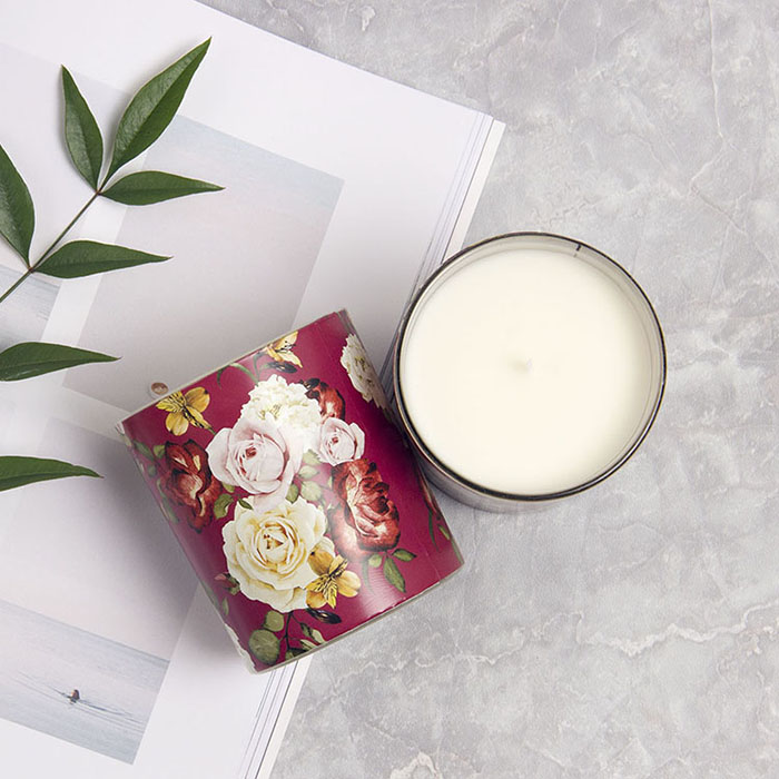 浪漫玫瑰杯蜡烛