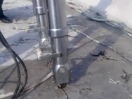 发润机械桥面拆除视频