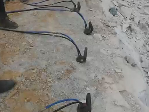 液压劈裂棒的施工视频