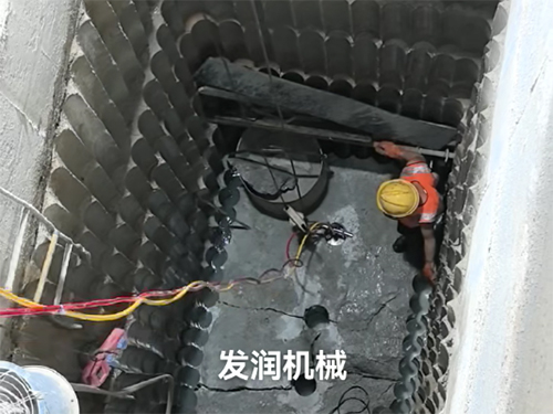 方桩砍料好帮手液压劈...