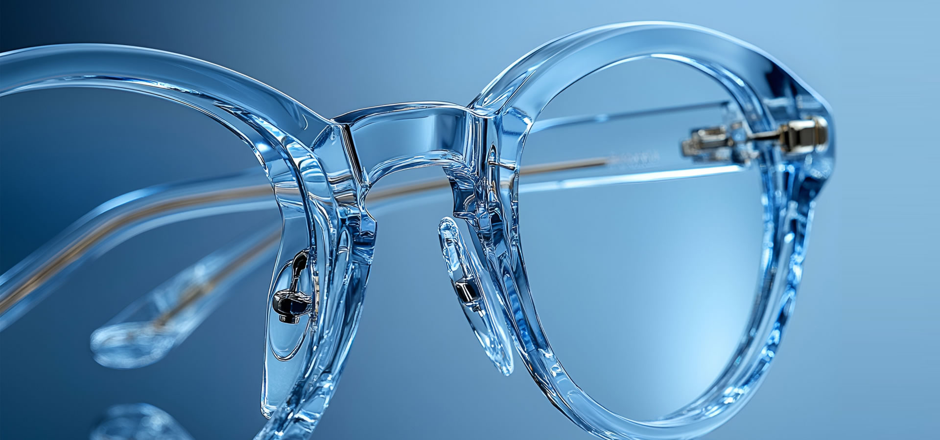 Eyeglass frame application areas