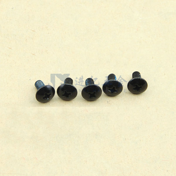 十字盘头螺丝4X8黑...