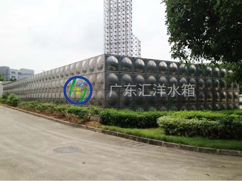 武汉大学方形组合式不锈钢水箱|湖北方形组合水箱安装