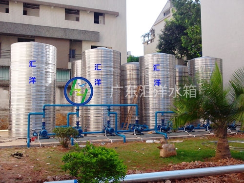 东莞富港电子厂水箱工程
