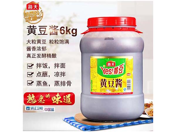 海天黄豆酱6kg2桶