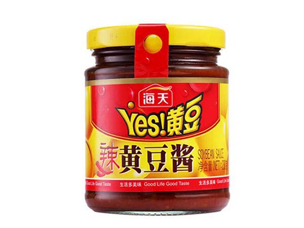 海天辣黄豆酱230g...