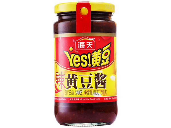 海天辣黄豆酱340g...