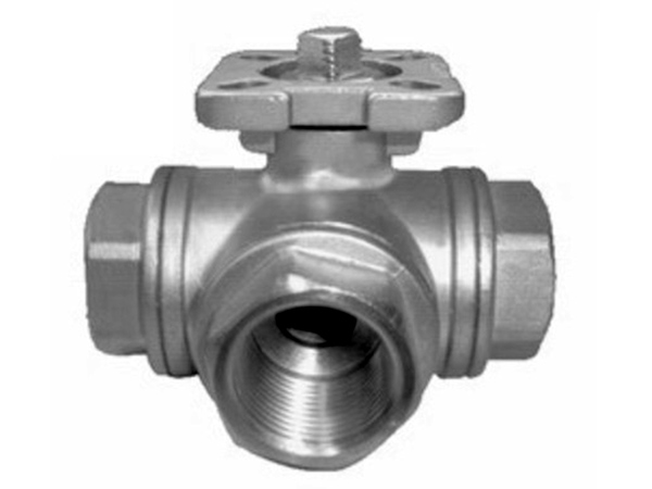 高平台三通球阀