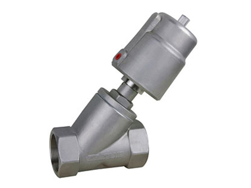 气动不锈钢法兰式角座...