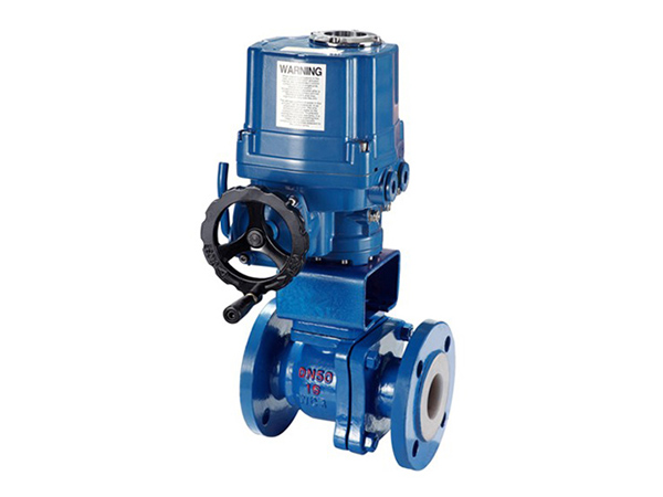 电动衬四氟球阀