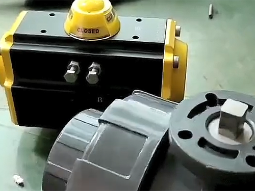 气动蝶阀安装调