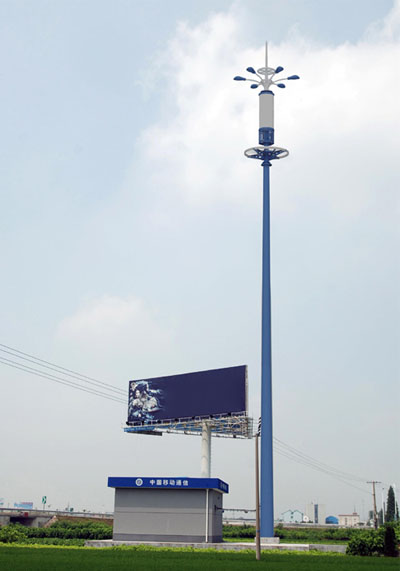 集束路灯杆
