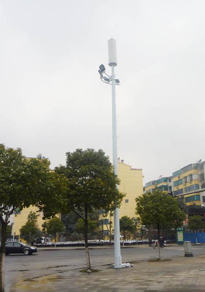集束路灯杆