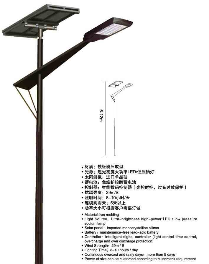 太阳能庭院灯