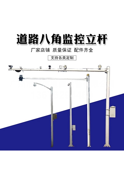 监控杆批发，6米监控...