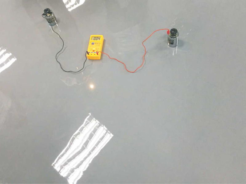 Anti-static level coating
