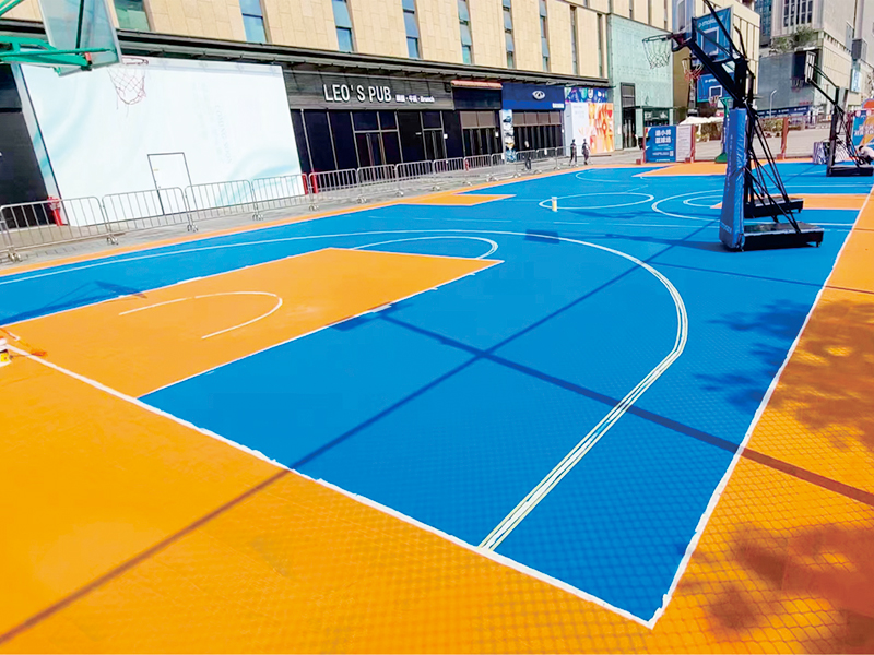 Polyurethane pavement color-changing paint