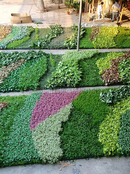 俄罗斯仿真植物墙