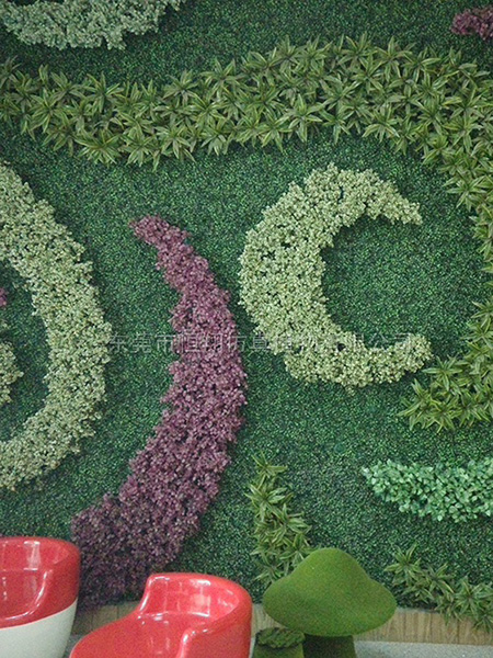 LOGO仿真植物墙设...
