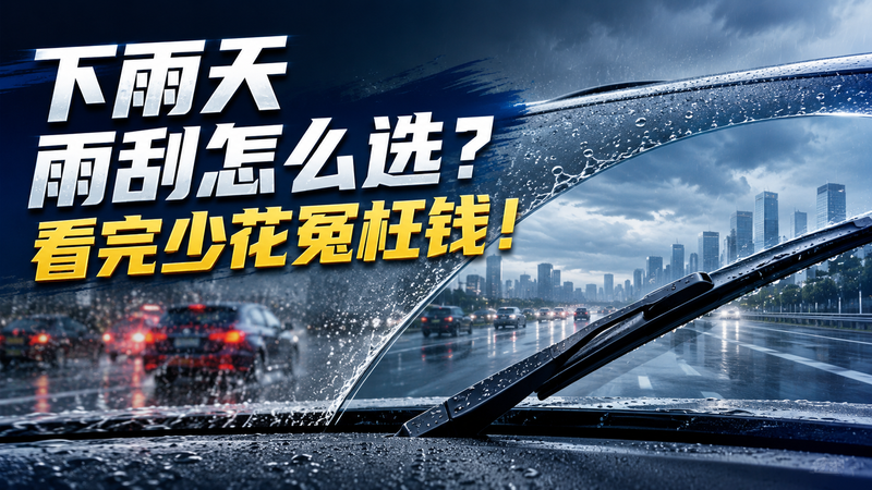 雨刮用几个月就老化？暴晒潮湿地区怎么选？看完少花冤枉钱