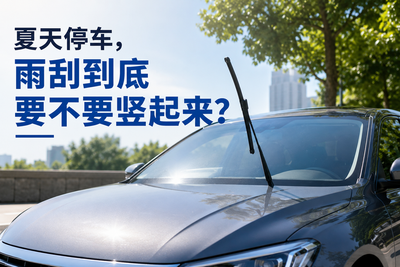 夏天停车，雨刮到底要不要竖起来？