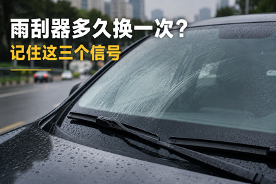 雨天开车看不清？先检查雨刮器这3个信号