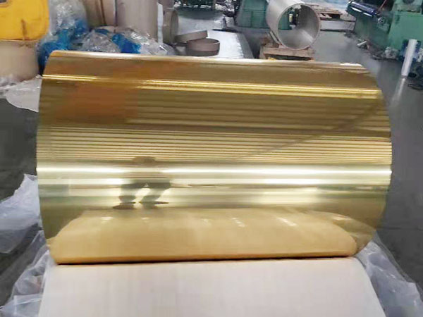 金色镜面铝