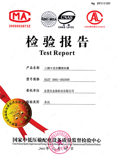 SGZT检验报告
