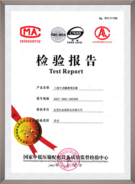 SGGT检验报告