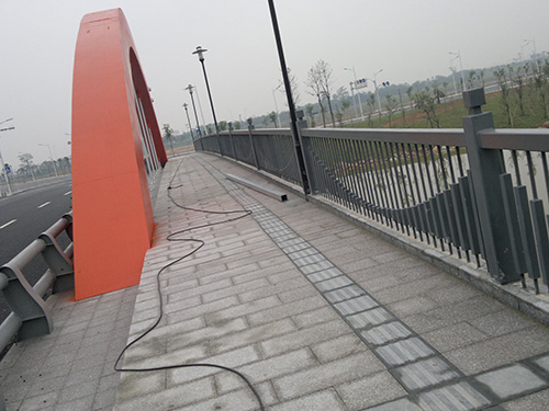 石排生态园栏杆
