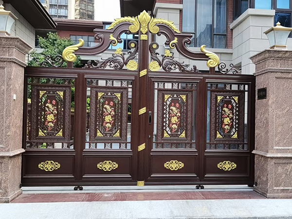 铝艺庭院大门定制