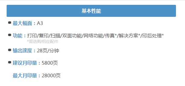 柯美287复印机租赁