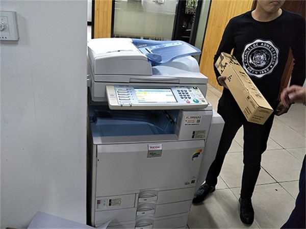 卓众复印机出租客户现场实拍